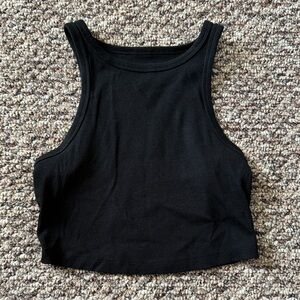 Wild Fable Black Ribbed Tank Top